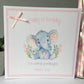Personalised Handmade Birthday Card Watercolour Elephant
