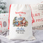 Personalised Christmas Santa Sack For Children Santa Express Train