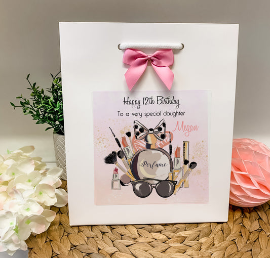 Personalised Birthday Gift Bag Makeup