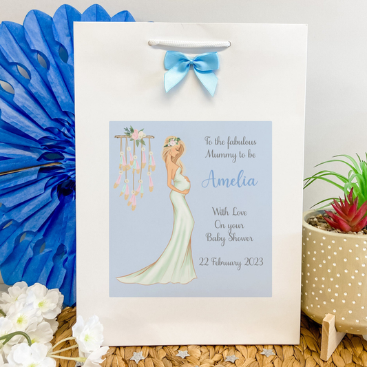 Personalised Congratulations Baby Shower Gift Bag Boy