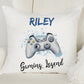 Personalised Cushion Cover Gaming Legend Gift - 4 Colour Options