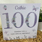 Personalised Birthday Card For Her Lilac Floral Age