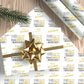 Personalised Christmas Wrapping Paper Special Delivery Santa's Workshop Gold