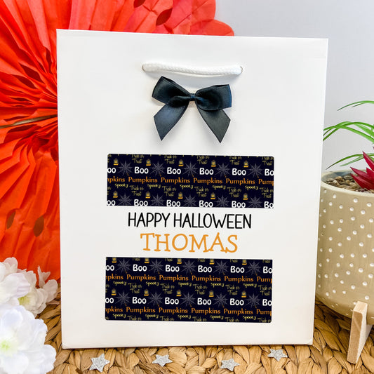 Personalised Halloween Gift Bag