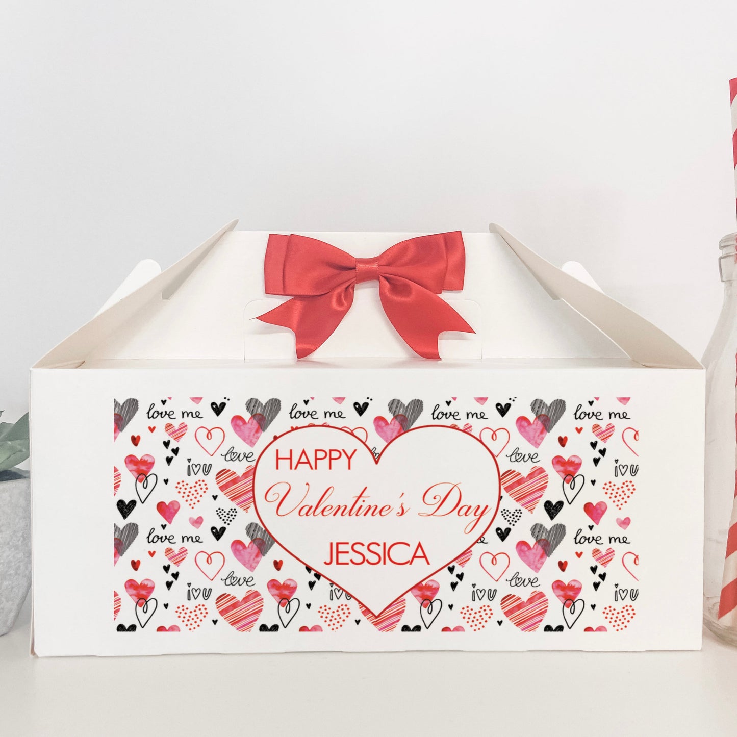 Personalised Happy Valentines Day Gift Box