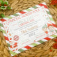 Personalised Santa Elf Nice List Certificate Christmas Eve Box Filler