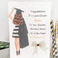 Personalised Female Congratulations on your Graduation Card