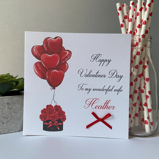 Personalised Valentine's Day Card