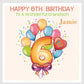 Personalised Birthday Card Age Balloons