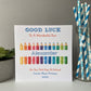 Personalised Boys & Girls Good Luck First Day At School Card Colourful Pencils Design