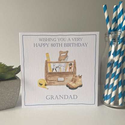 Personalised Birthday Card DIY Tools