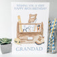 Large A4 Personalised Birthday Card DIY Tools Papa Grandpa Grandad Male 50th 60th 70th 80th 90th Papa