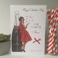 Personalised Handmade Valentine's Day Card Wife Girfriend