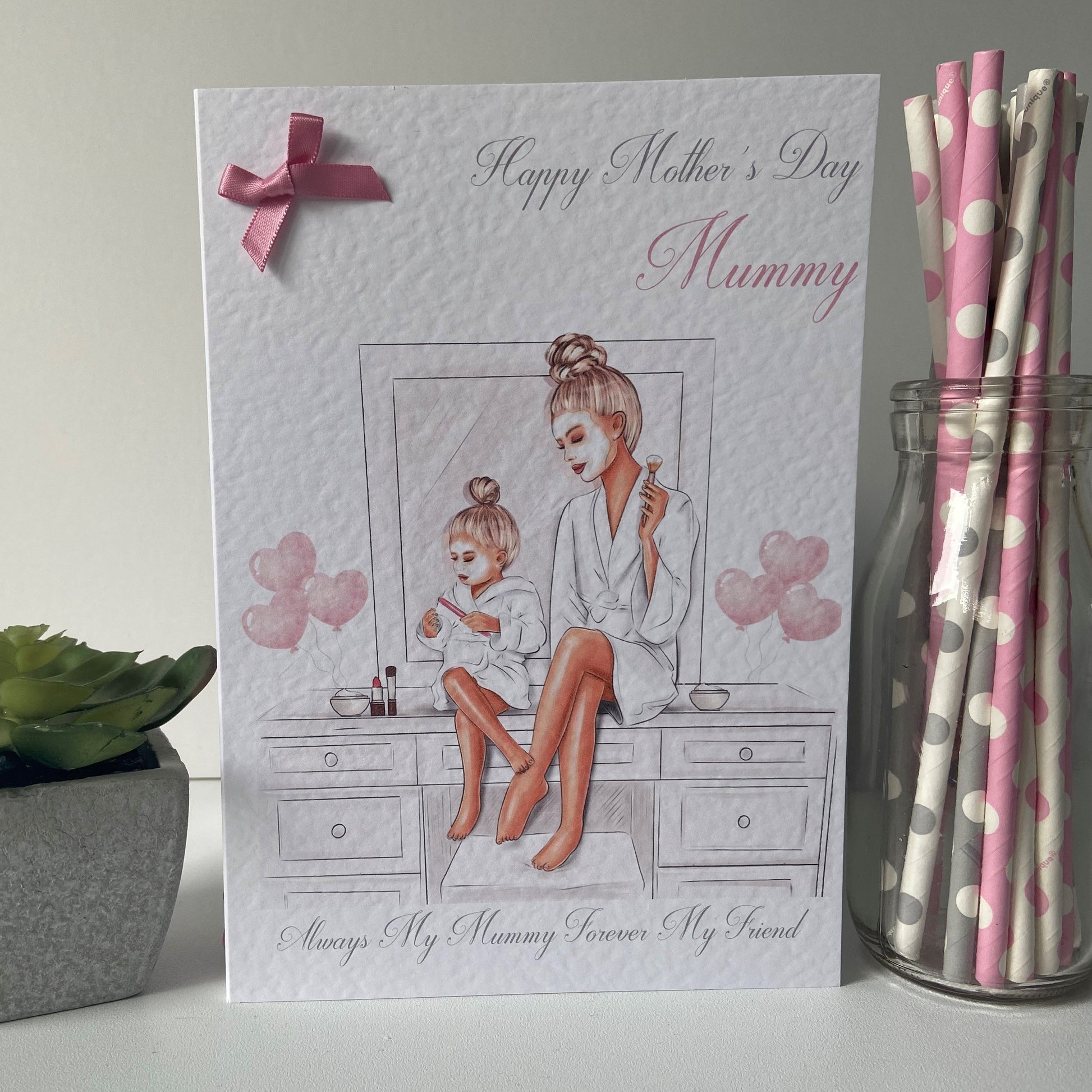 Personalised Handmade Mother's Day Card