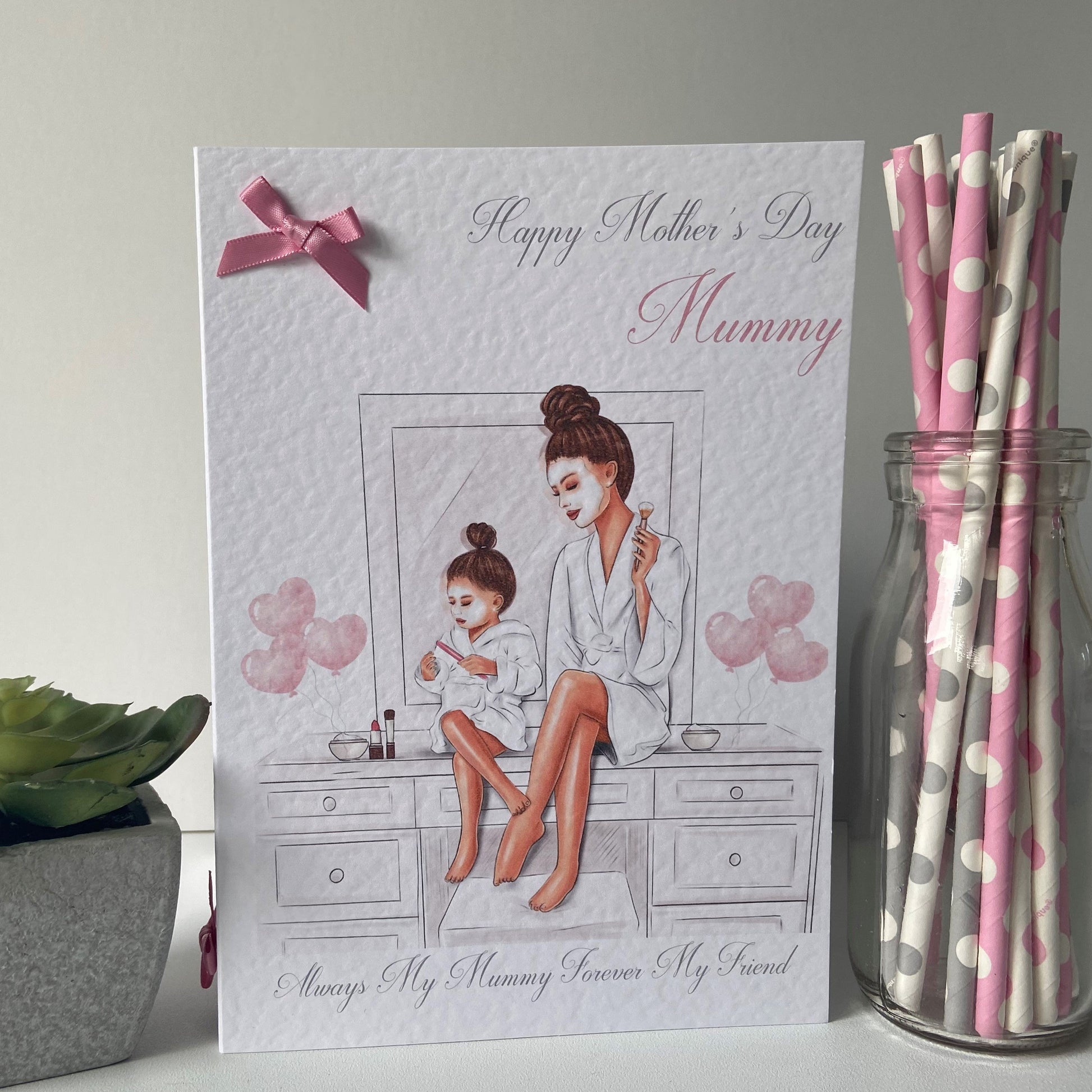 Personalised Handmade Mother's Day Card
