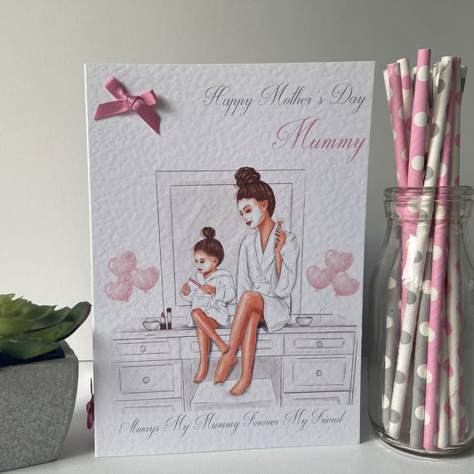 Personalised Handmade Mother's Day Card