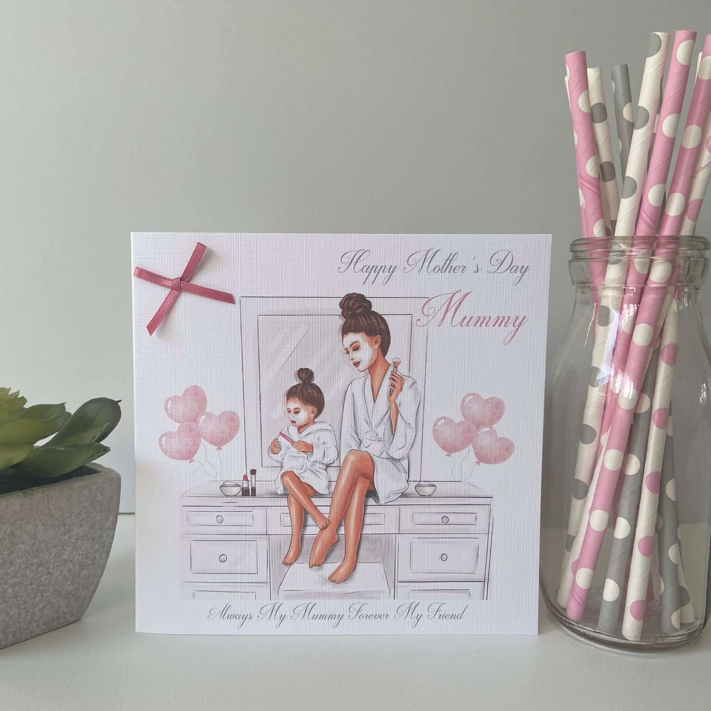 Personalised Handmade Mother's Day Card