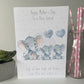 Personalised Handmade Mother's Day Card Watercolour Elephant