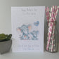 Personalised Handmade Mother's Day Card Watercolour Elephant Mummy