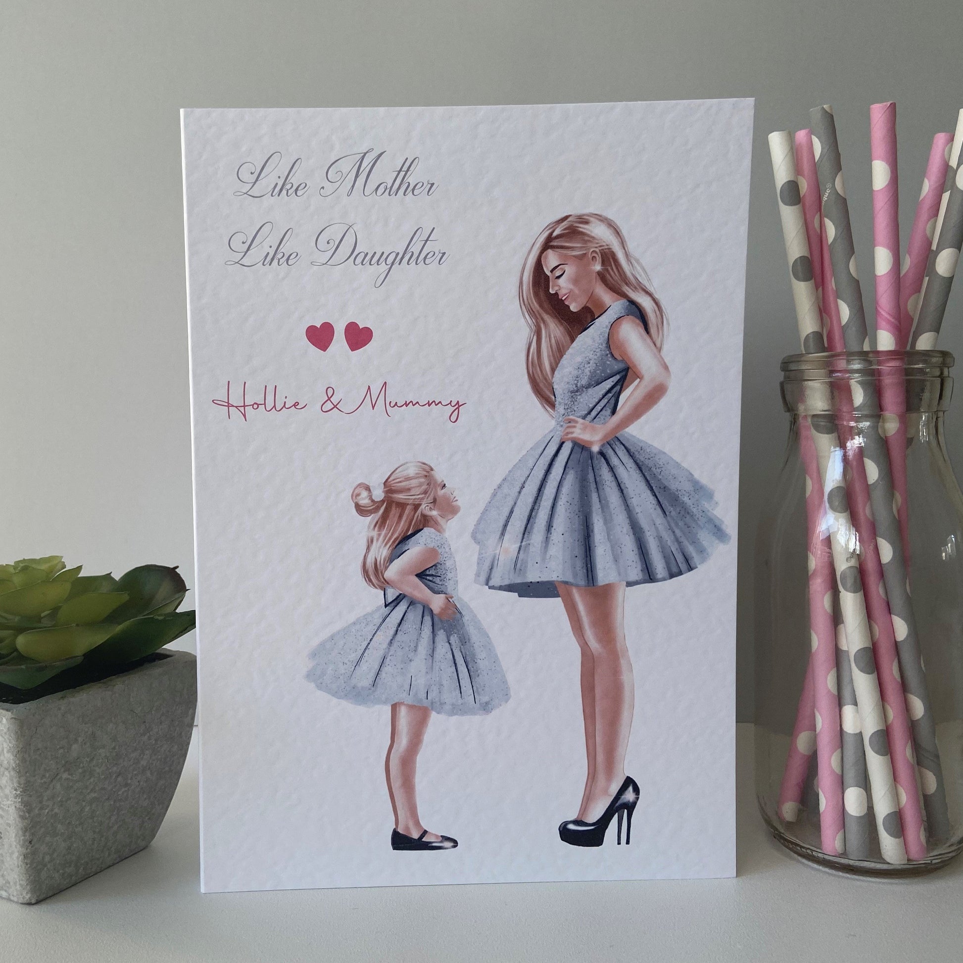 Personalised Handmade Mother's Day Card