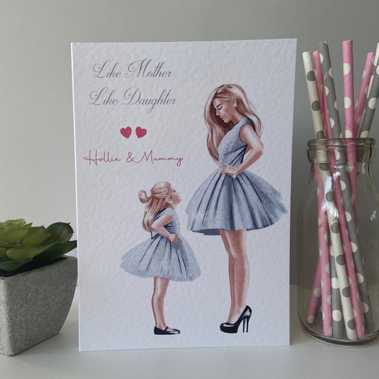 Personalised Handmade Mother's Day Card