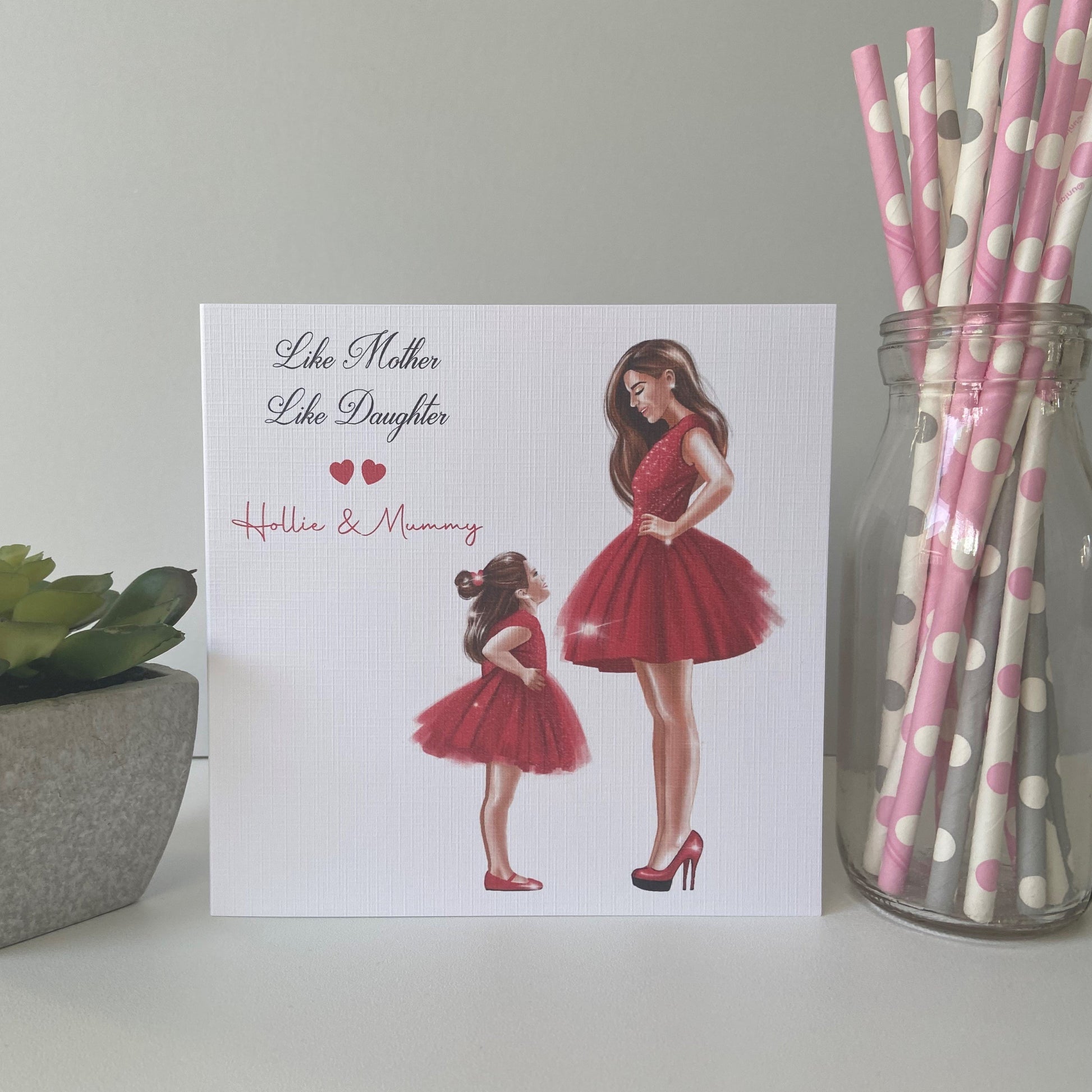 Personalised Handmade Mother's Day Card