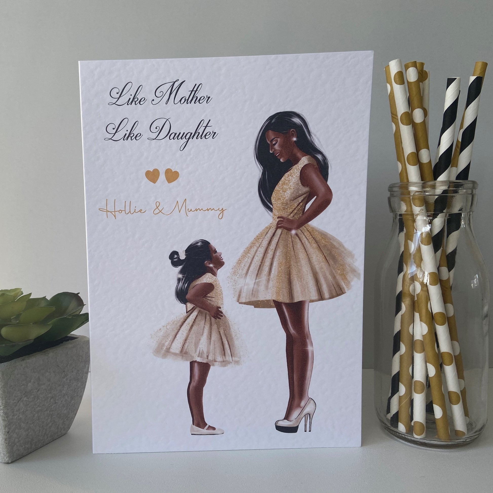 Personalised Handmade Mother's Day Card