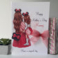 Personalised Handmade Mother's Day Card Minnie Mouse