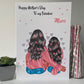 Personalised Handmade Mother's Day Card