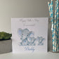 Personalised Father's Day Card Watercolour Elephant