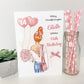 Personalised Female Teenager Girl Birthday Card