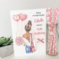 Personalised Female Teenager Girl Birthday Card
