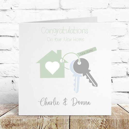 Personalised Congratulations New Home Card