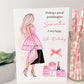 Personalised Female Girl Birthday Card