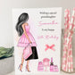 Personalised Female Girl Birthday Card
