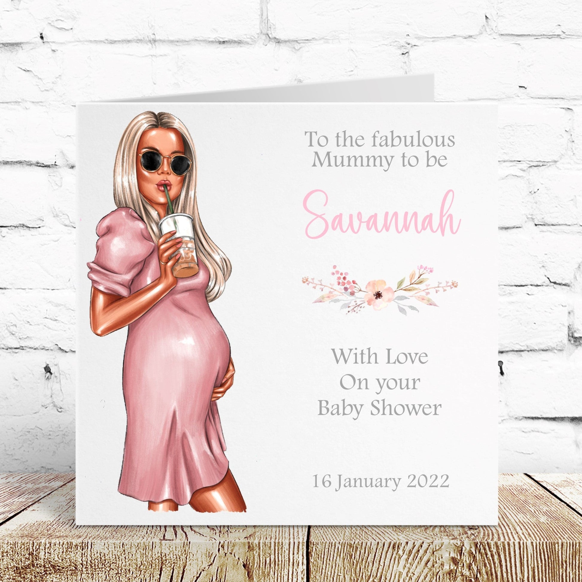 Personalised Baby Shower Card 