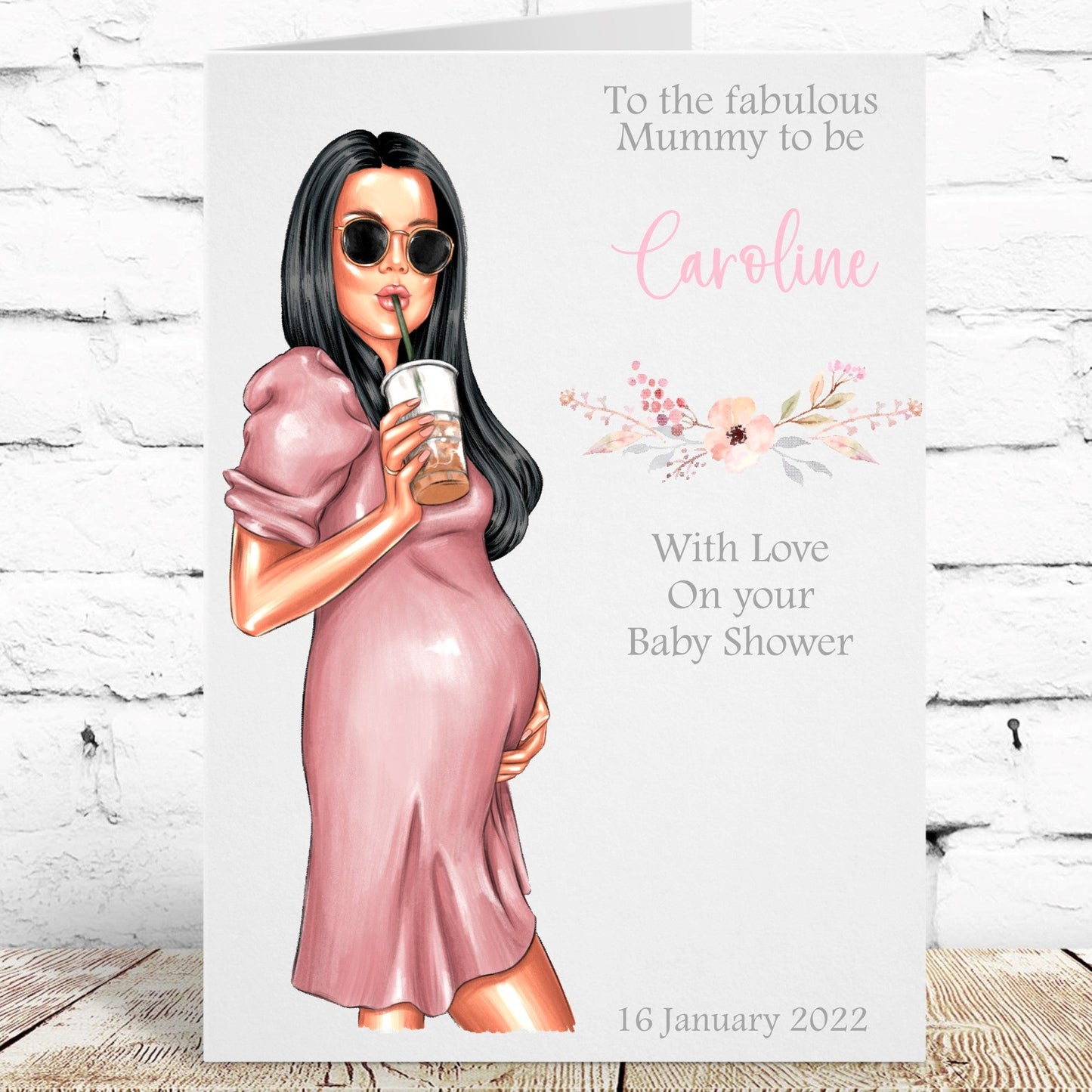 Personalised Baby Shower Card 