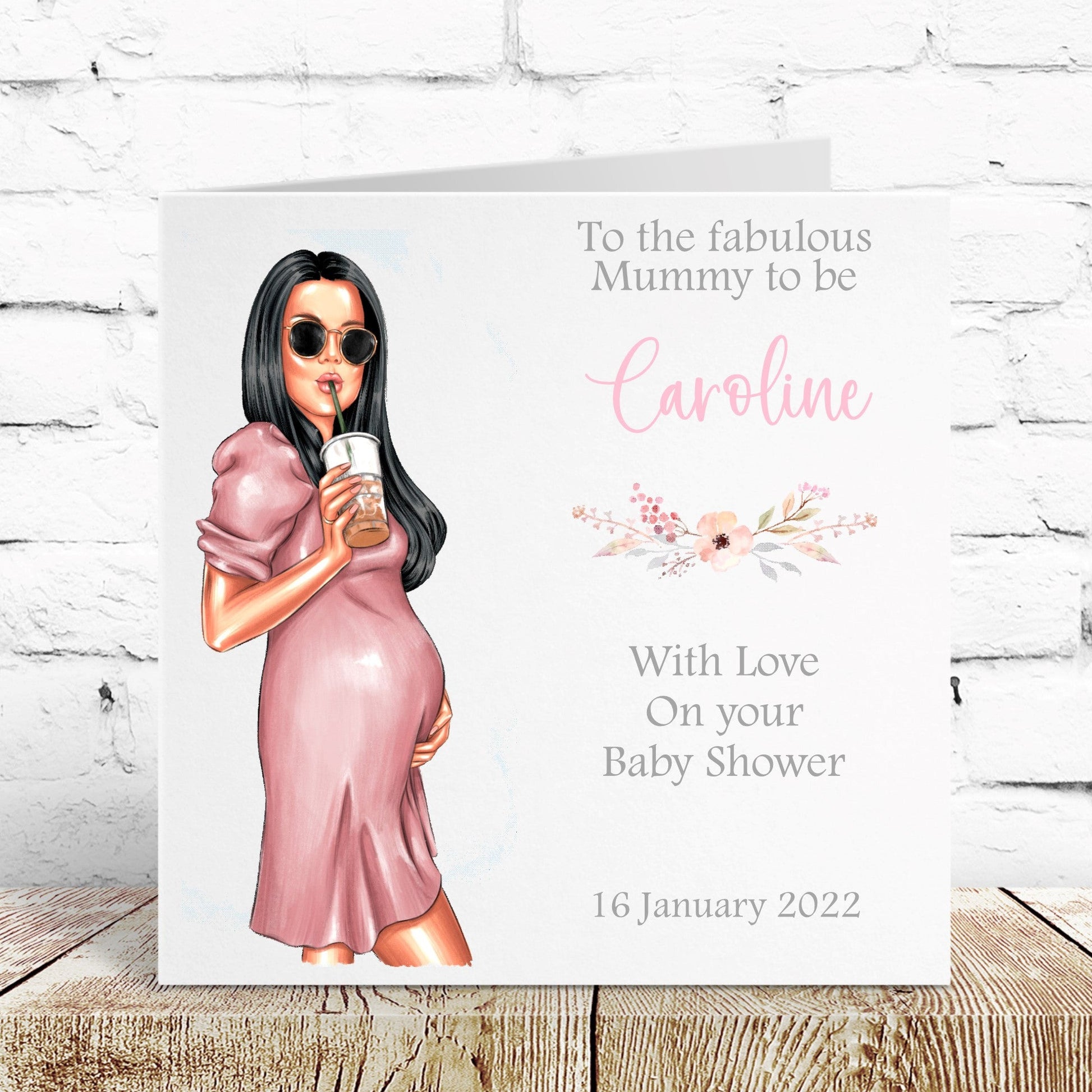Personalised Baby Shower Card 