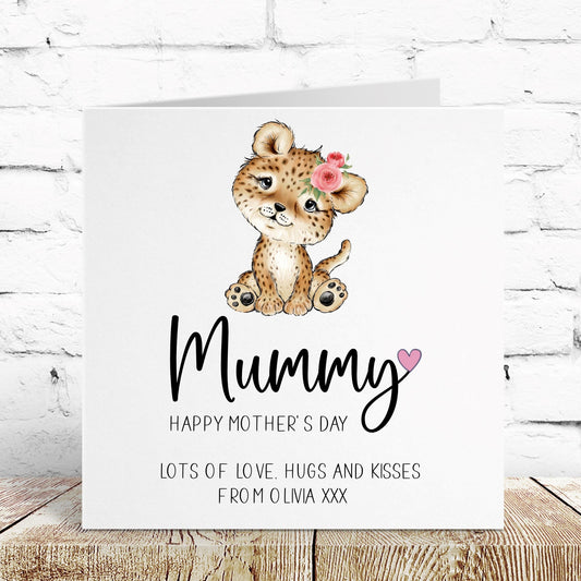 Personalised Mother's Day Card Mummy