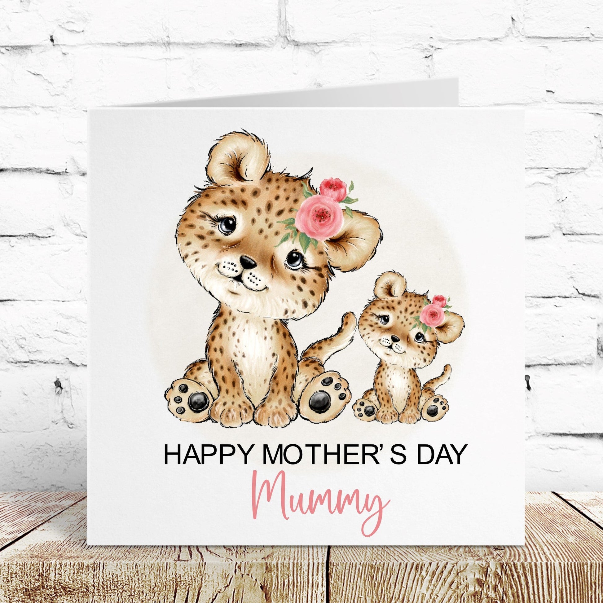 Personalised Mothers Day Card Mummy, Mum, Mom, 