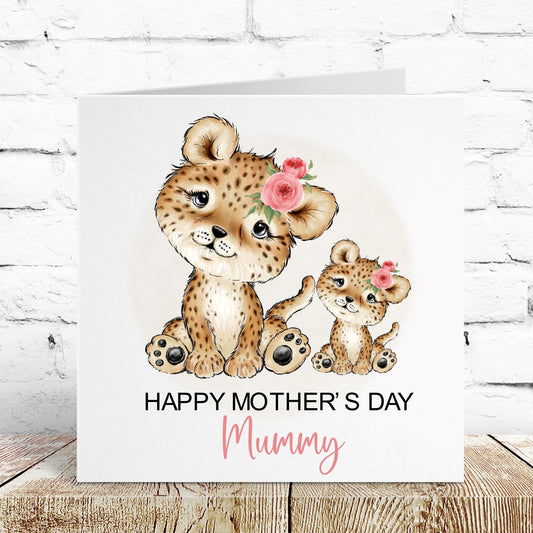 Personalised Mothers Day Card Mummy, Mum, Mom, 