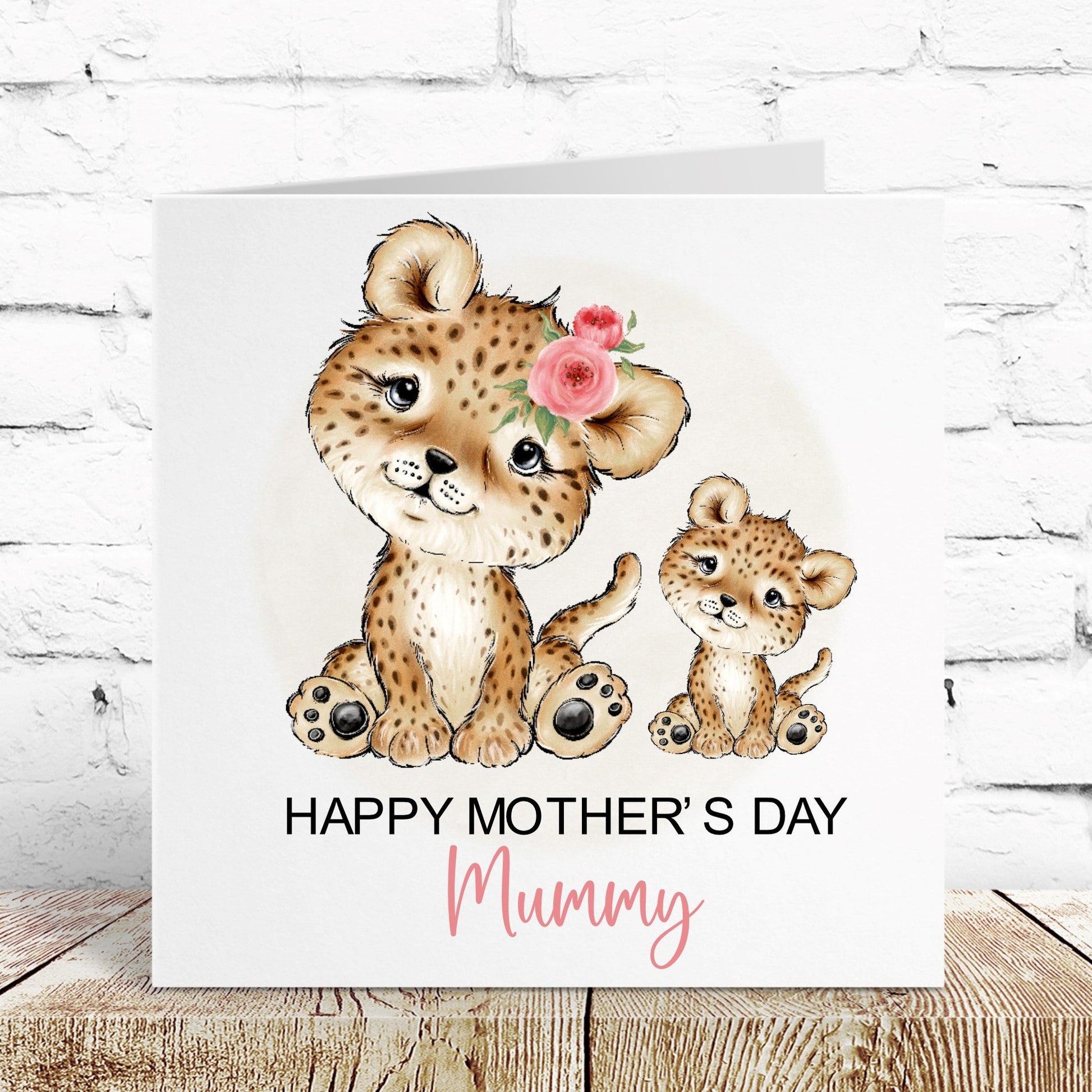 Personalised Mothers Day Card Mummy, Mum, Mom, 