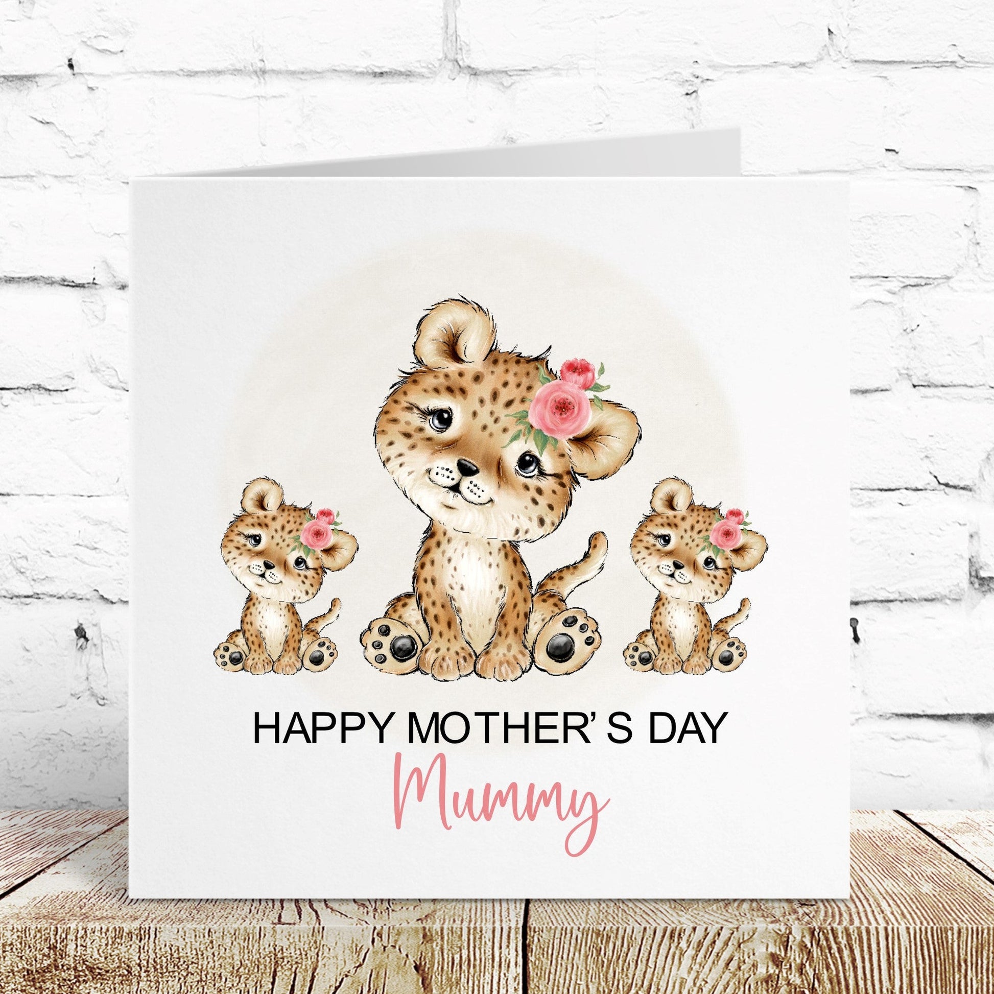 Personalised Mothers Day Card Mummy, Mum, Mom, 