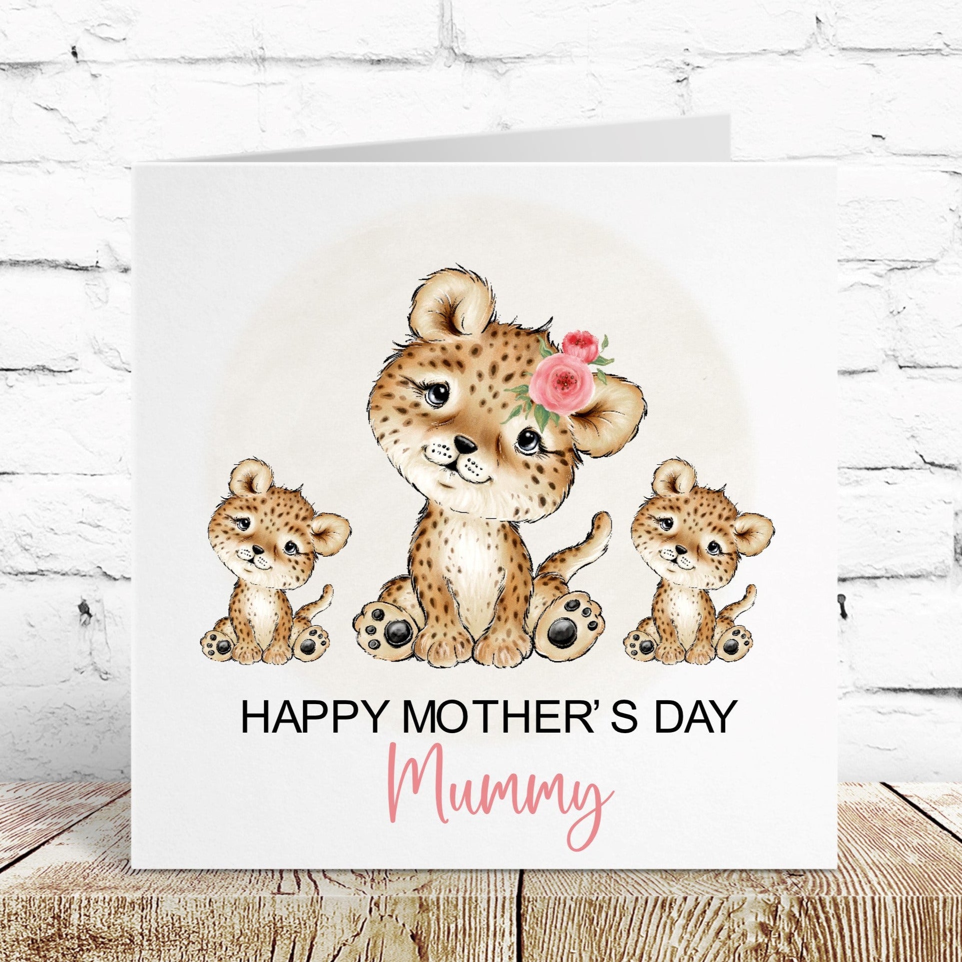 Personalised Mothers Day Card Mummy, Mum, Mom, 