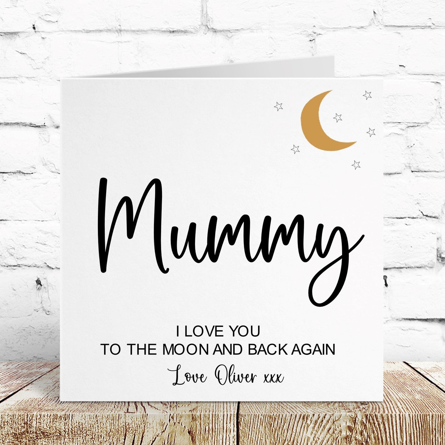 Personalised Mother's Day Card Mum Mummy Mam Mom Gran Nan Nanny