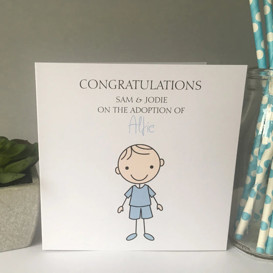 Personalised Adoption Forever Family Card