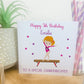 Personalised Birthday Card Gymnastics Girl