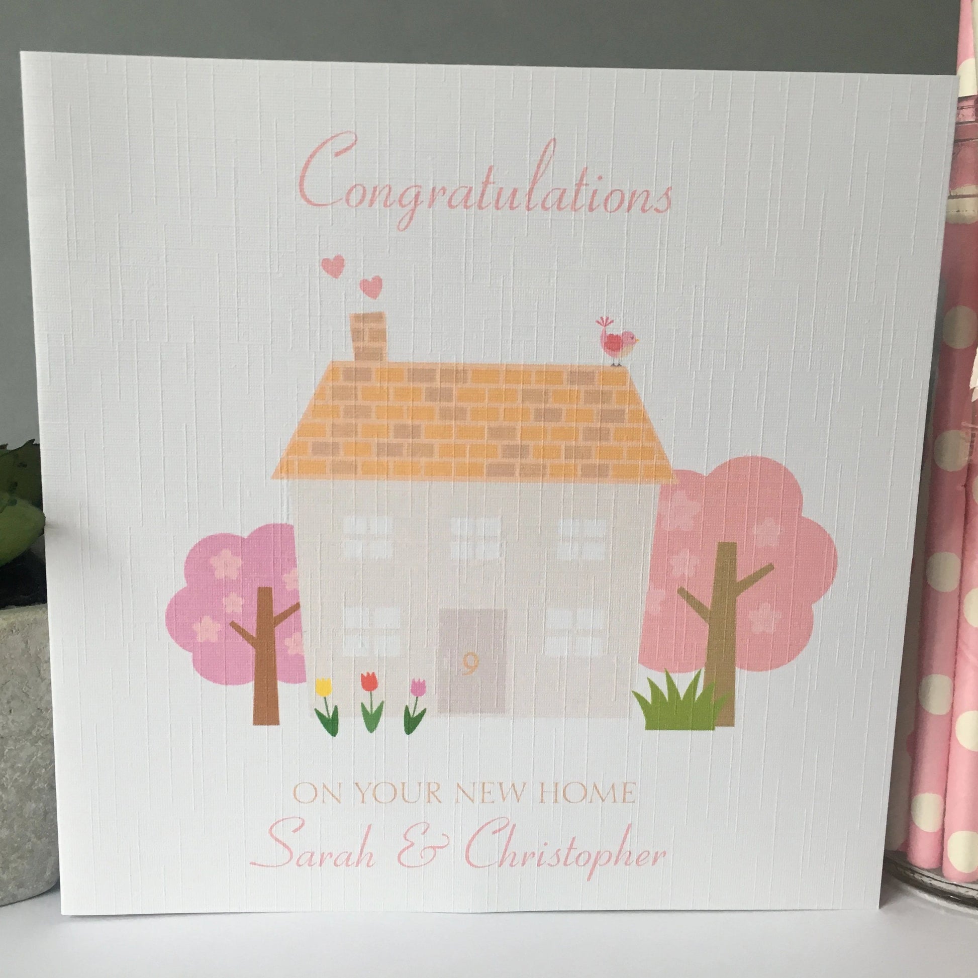 Personalised Congratulations New Home Card