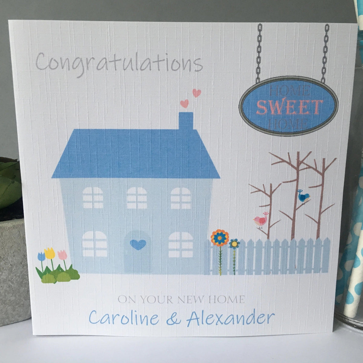 Handmade, special and personalised new home cards on Handmade, special and personalised new home cards on