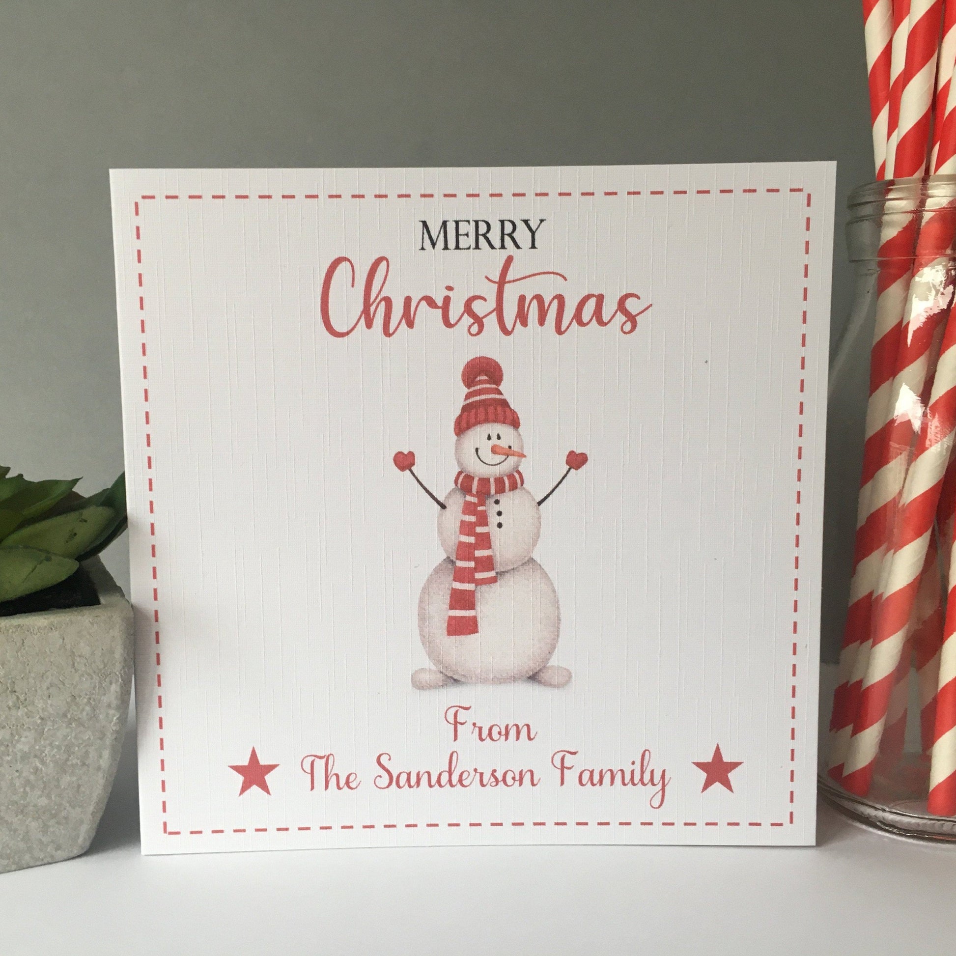 Personalised Christmas Card Pack